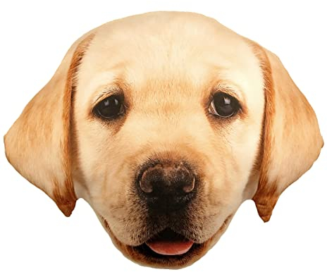Splat Planet Labrador Plüsch 3D Kissen Kissen Riesiges Realistisches Plüsch Stofftier Lustige Kinder Dekorative Einzigartige Bodenkissen Tierthemenkissen Sitzkissen Für Stühle Schlafzimmer Spielzimmer