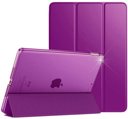 Custodia per Apple iPad Pro 9.7 (2016) Generation – Supporto magnetico intelligente – Auto Wake/Sleep – Adatta al modello n. A1673 / A1674 / A1675 (viola)