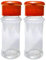 Salz- und Pfefferstreuer aus Kunststoff, transparent, Gewürzglas, Essig, Menage, Flasche, Topf, Küchenzubehör, zufällige Farbe, professionell