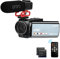 ORDRO AX10 Video Camera Camcorder with IR Night Vision Vlogging Camera, 18X Zoom WiFi Digital Touch Screen Camcorder for YouTube with 32G Card, Remote Control, Microphone, Two Batteries