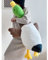 Tanha Stofftier Ente Plüsch, große Gans Stofftiere 100cm, große riesige Gänse, Stockente Plüsch, niedliches riesiges Kissenspielzeug (Stockente, 100 cm)