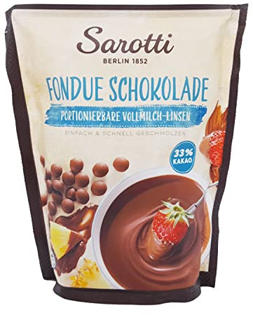 Sarotti Fondue Schokolade Vollmilch 33% Kako 200g