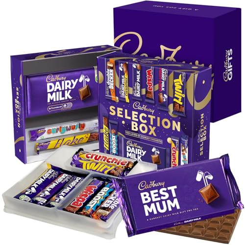 Cadbury Best Mum Chocolate Selection Box Gift. Perfect for Mother's Day, Birthday or Any Occassion.