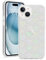 L-FADNUT Kompatibel mit iPhone 15 Hülle Glitzer Herz Muster Transparent Crystal Handyhülle Weich TPU Silikon Schutzhülle Aesthetic Bumper Phone Case Cover für iPhone 15