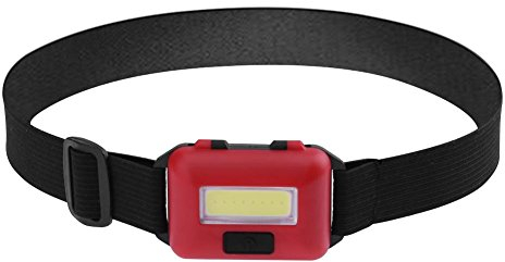 ALINUOYQ Lampe de poche LED COB étanche 3 modes pratique pour l'extérieur lampe frontale lanterne d'urgence pour camping partie