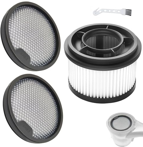 DianSung 3 Stück Hepa-Vorfilter zubehör für Xiaomi G9 G10, für Dreame T10, T20, T30, T20 Pro, T30 NEO, R10, R10 Pro, R20, R20, Z10 Station Staubsauger, wiederverwendbares Filter Ersatzteile