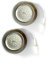 ruehalf 2Piece Cooker Hood Bulb LED 2.5W 220-240V for 58-65mm Hole Kitchen Under Cabinet Closet Lighting 20W Halogen Bulb Equivalent(White 6000K)