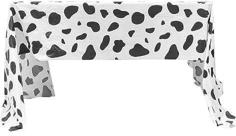 VICASKY 1 Satz 2 STK Tischdecke mit Milchmuster einweg tischdecke einwegtischdecken Party-Tischdecke Kuh-Tischdecke für Party Partyzubehör Einweg-Tischdecke Drucken 4X
