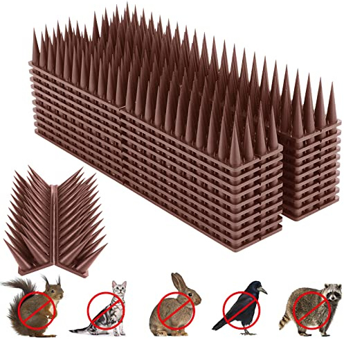 Taubenabwehr Spikes, 2.6 Meter Vogelabwehr Taubenschreck für Balkon, Außenzaun und Dach, taubenschutz, Vogelschreck, Halten Sie Katzen, Hunde und Vögel fern（9 Stück）