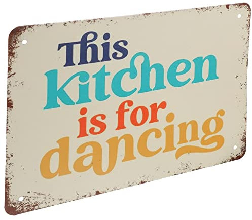 Cabilock Kitchen Wall Sign Wall Decoration Iron Plaque Home Decor Signage for Kitchen Party