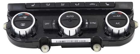 Klimaanlage Schalter Panel AC Sitz Heizung Schalter Kompatibel for Passat B7 CC Golf 6 2013-18 35D907044B 35D 907 044 B