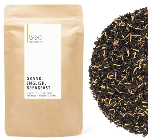 Grand English Breakfast FBOPF | Schwarzer Ceylon Tee lose | vollmundiger, kräftiger Frühstückstee | 250g Großpackung - tea exclusive