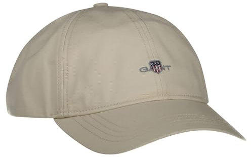 Gant Herren/Unisex Cap - Shield Cotton Twill Cap, Käppi, Logo, Cotton, Uni Beige