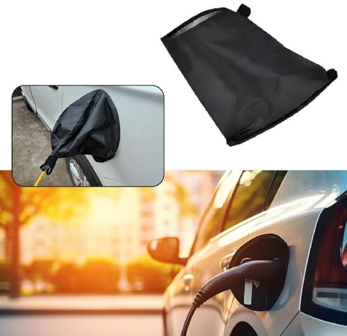 EV Caricabatterie Spina Porta Coperchio,Copertura Impermeabile Protezione per Auto Elettric,Impermeabile Esterno Accessori di Ricarica per Auto Elettrica Protezione da Pioggia Neve
