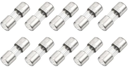 QUARKZMAN 10 Pcs Fusible en Verre à Fusion Rapide 3A 125V 3.6x10mm Fusibles Tubulaires en Verre Fusibles à Action Rapide pour Carte Pcb Appareils Électroniques Appareils Électroménagers