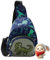 Brusttasche für Dino-Umhängetasche, Umhängetasche für Kleinkinder, Schulbedarf, Blau, Se référer au descriptif, Siehe Beschreibung