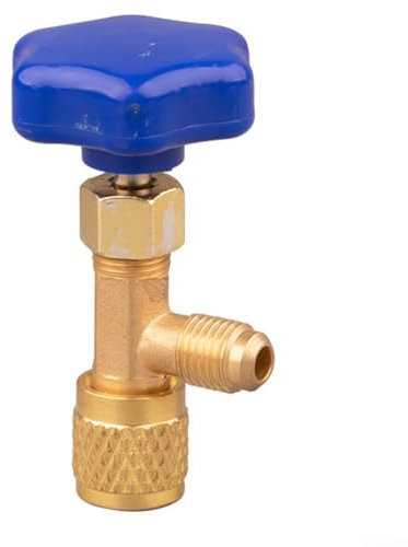 AC può rubinetto valvola con corpo in ottone per gas R134A, R22 e R410A e affidabile