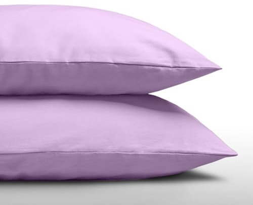 Zelesta Royalbed Kissenbezüge – Kissenbezüge Set von 2 - Resistent und Hypoallergen (Lila, 80x80 cm)