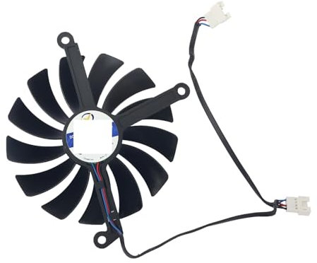 BDAKQJV Scheda Grafica Ventola for Scheda Video CF1015U12D da 95 mm, CF9015U12D da 87 mm for Merc 319 AMD RX 6800 6900XT 6800XT GPU.(Fan - A)