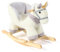 Bayer Chic 2000 - Schaukel-Einhorn, Schaukeltier mit goldenem Einhorn, Beige