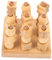 CIYODO Holzzehen Brettspiel Für Kinder Spiel Strategie-Game Zehenspiel Holz-Set Zum Spielen Und Dekorieren