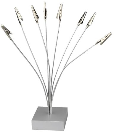 Supporto per foto a forma di albero con 8 rami, porta biglietti da visita, porta biglietti da visita, per Natale, matrimoni, auguri, feste di compleanno