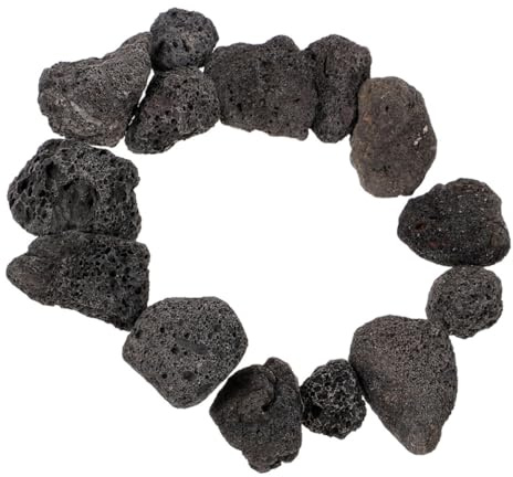 ARTSEWPLY Natural Volcanic Rock Large Lava Rocks for Aquarium and Landscaping Porous Structure, Promotes Healthy Environment, for Plants and Vase Filler, Versatile Use in Garden and Fish