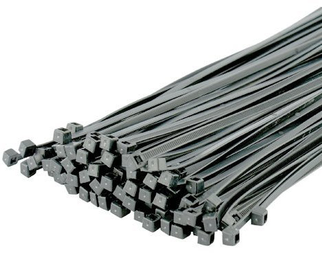 Workshop Plus Silver Cable Ties 4.8 x 370mm - 100 Pieces