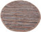 Flickenteppich Rund 150 cm aus handgewebter Baumwolle in Leder Braun - viele Variationen