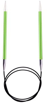 NEU!!! Knit Pro Rundstricknadel Zing, Farbe chrysolite, Länge 40cm, Stärke 3,5mm