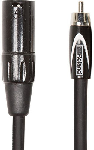 Roland Cavo di interconnessione Black Series—da XLR maschio a RCA, 3m /10ft - RCC-10-RCXM