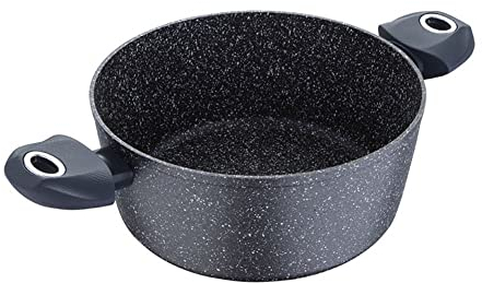 Bergner Casseruola Orion, Alluminio, Nero, 28 cm