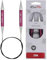 KnitPro K47109 Rundstricknadel, Aluminium, Lila, 60cm / 12mm