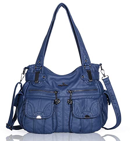 Angel Kiss Cuir Sac à Main Désign/Epaule/Bandoulière/Large Capacité 8 Petites Poches Pour Filles/Femmes 5739