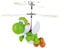 Carrera RC Super Mario™ - Flying Yoshi I ferngesteuerter Elektro-Helikopter ab 8 Jahren I inkl. Fernbedienung & Batterien I Spielzeug für Kinder & Erwachsene I für drinnen & draußen, Grün/Weiß/Schwarz