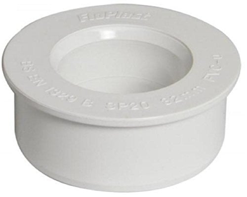 40mm (43mm) White Solvent White Soil Pipe Boss Boss Adaptor