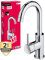 'aquaSu® Basic 78813 7 Einhandmischer Lea für Waschtisch seitlicher Hebel, Chrom