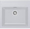 Franke SID 610 114.0205.051 Tectonite Sirius 051-Fregadero empotrable, Color Blanco, Cromo, 560 x 530 month
