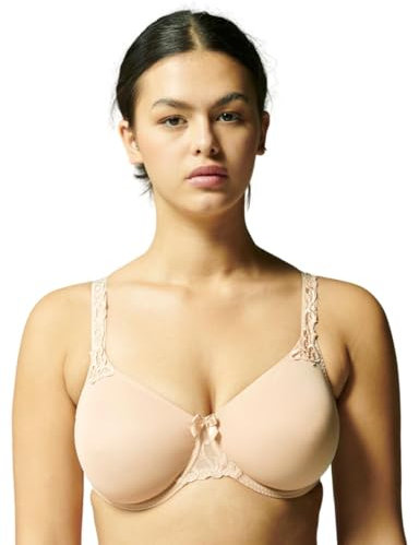 Simone Perele Andora Minimizer Bra Soutien-Gorge minimisant, Transparent, Peau Rose, 100E Femme