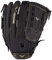 Mizuno Premier Series Slowpitch Softball Glove Handschuh, Schwarz-goldenes Schottenkaro-Netz, 35,6 cm