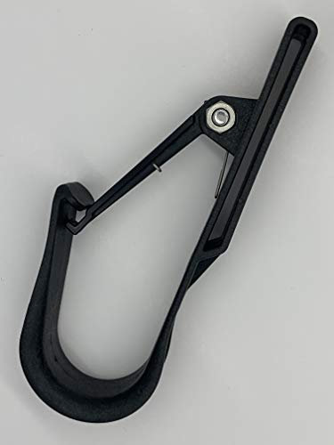 PLASSCAF Hook. Universal Tool Belt Hook and Cordless Drill Holder by PLASSCAF (Black)