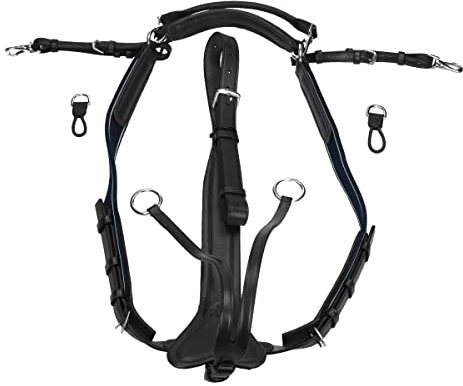 Horseware Rambo Micklem Vorderzeug für Pferde, Schwarz