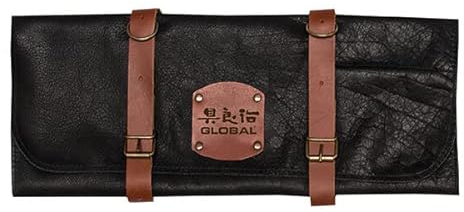 Global GL-45475 Deluxe Leather Case for 5 Knives