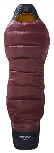 Nordisk Oscar -2° Curve Schlafsack M schwarz/rot