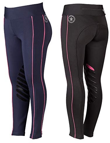 PFIFF 102846 Reitleggings Larissa, Grip-Kniebesatz, Kinder 104-164 Damen 34-50