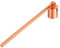 EXCEART Edelstahl Kerzenlöscher Rosegold Kerzenglocke Flammenlöscher Kerzenabdeckung Feuerlöscher Candle Snuffer Kerze Werkzeug Zubehör für Weihnachten Geschenke Dekoration