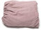 LinenMe Gewaschene Spannbettlaken 140x200cm, 100% Leinen - Bettwäsche Bettlaken mit Gummizug - Spannbetttuch, Fitted Sheet 140x200 - STAUBIGE Rose