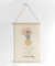 kartenkuss.de Skandi-Poster mit Posterleiste, minimalistisches Pflanzen-Motiv naturligtvis två, skandinavisches Poster inkl. Posterschiene aus Holz (mattes Premium-Papier 135g/m², DIN A2)