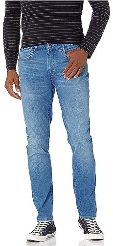 Buffalo David Bitton Herren Skinny Max Denim Jeans, Whisked und Sanded, 38W / 34L