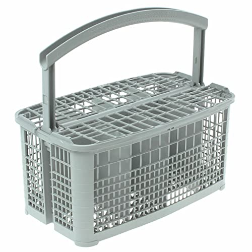 SPARES2GO Cutlery Basket compatible with Neff Dishwasher (Grey)